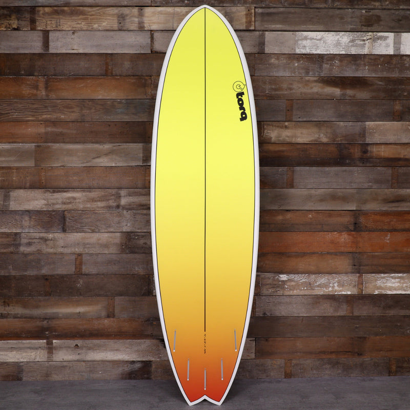 Load image into Gallery viewer, Torq ModFish TET 7'2 × 22 ½ × 3 Surfboard - Yellow/Orange Fade 2
