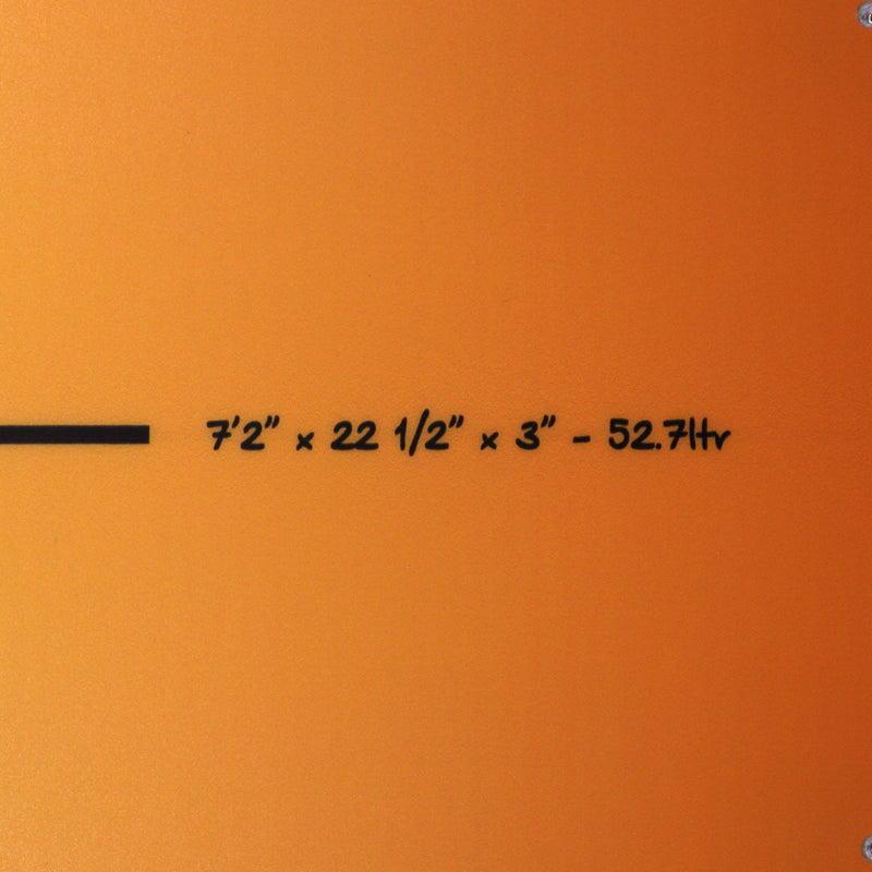 Load image into Gallery viewer, Torq ModFish TET 7'2 × 22 ½ × 3 Surfboard - Yellow/Orange Fade 4
