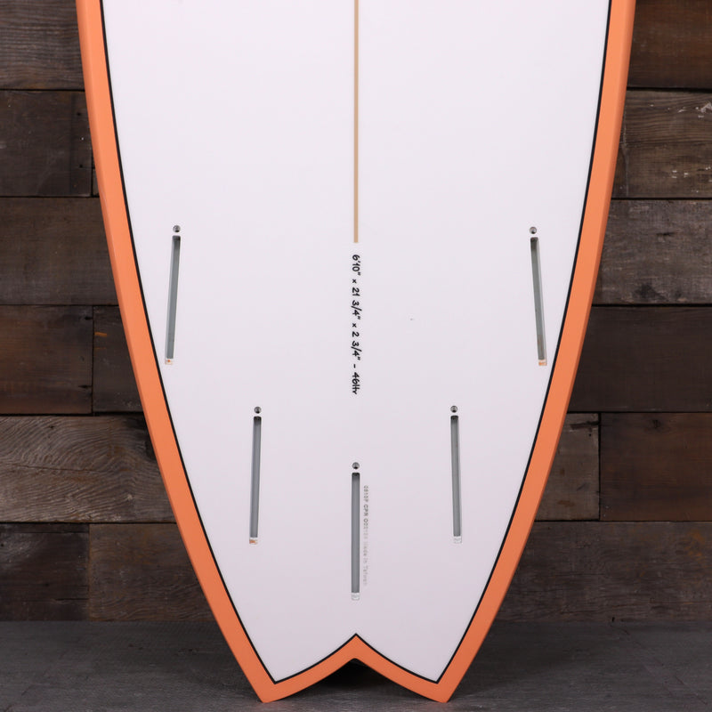Load image into Gallery viewer, Torq Mod Fish TET 6'10 × 21 ¾ × 2 ¾ Surfboard - Coral • DAMAGED 3
