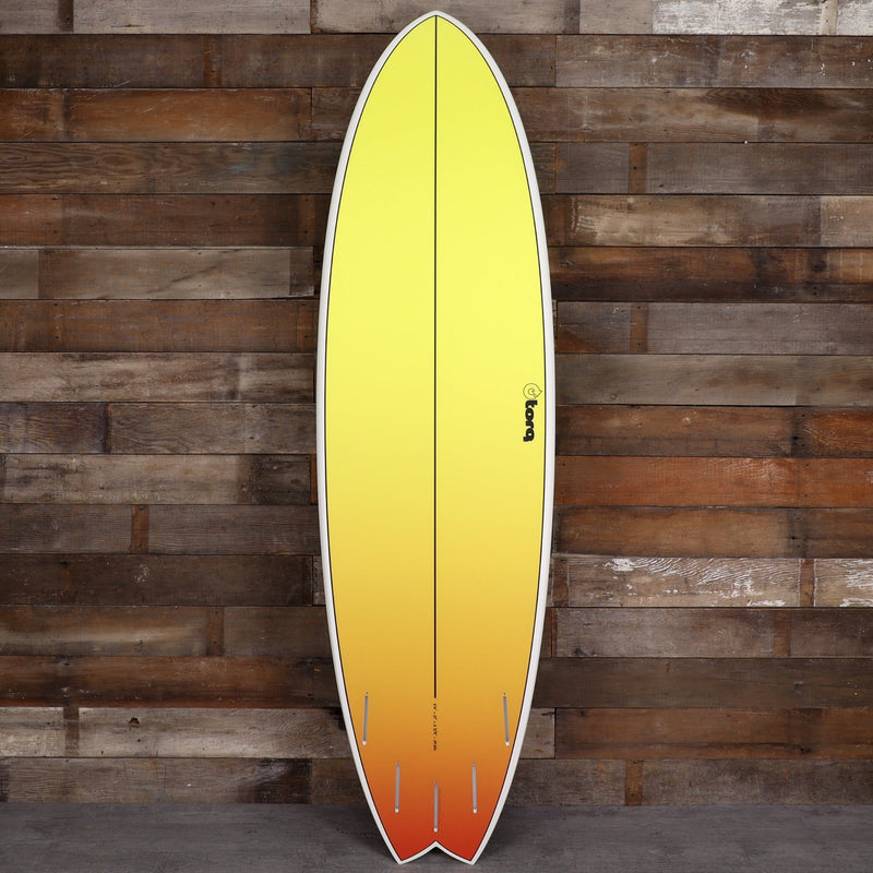 Load image into Gallery viewer, Torq ModFish TET 6'6 × 21 × 2 ⅝ Surfboard - Yellow/Orange Fade 2
