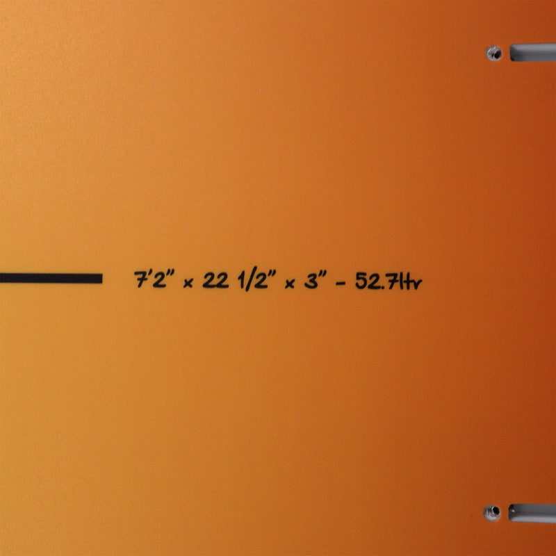 Load image into Gallery viewer, Torq ModFish TET 7'2 × 22 ½ × 3 Surfboard - Yellow/Orange Fade 4
