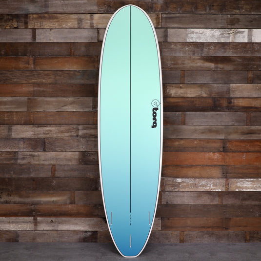 Torq Mod Fun V+ TET 7'4 × 22 × 3 Surfboard - Seagreen Fade 2