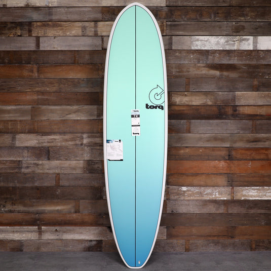 Torq Mod Fun V+ TET 7'4 × 22 × 3 Surfboard - Seagreen Fade 1