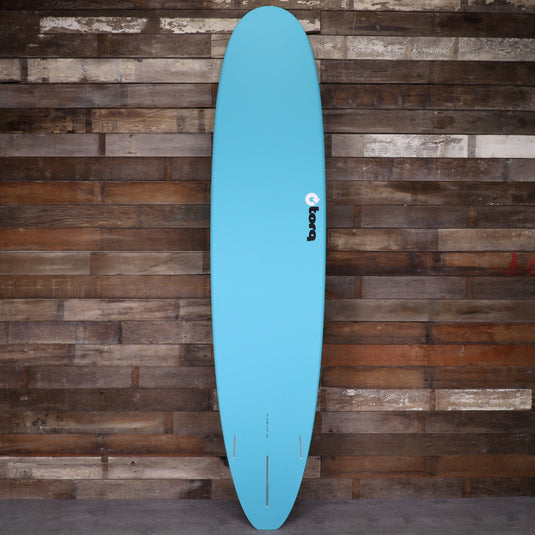 Torq Longboard TET 9'0 × 22 ¾ × 3 ⅛ Surfboard - Light Teal Blue Pinline 2