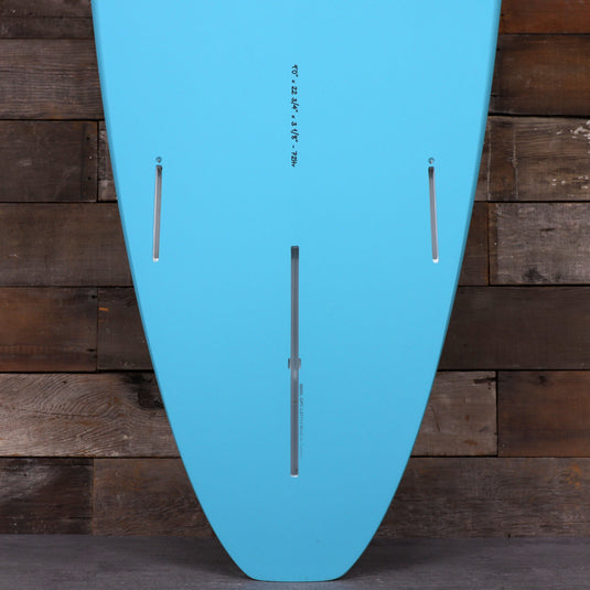 Torq Longboard TET 9'0 × 22 ¾ × 3 ⅛ Surfboard - Light Teal Blue Pinline 3