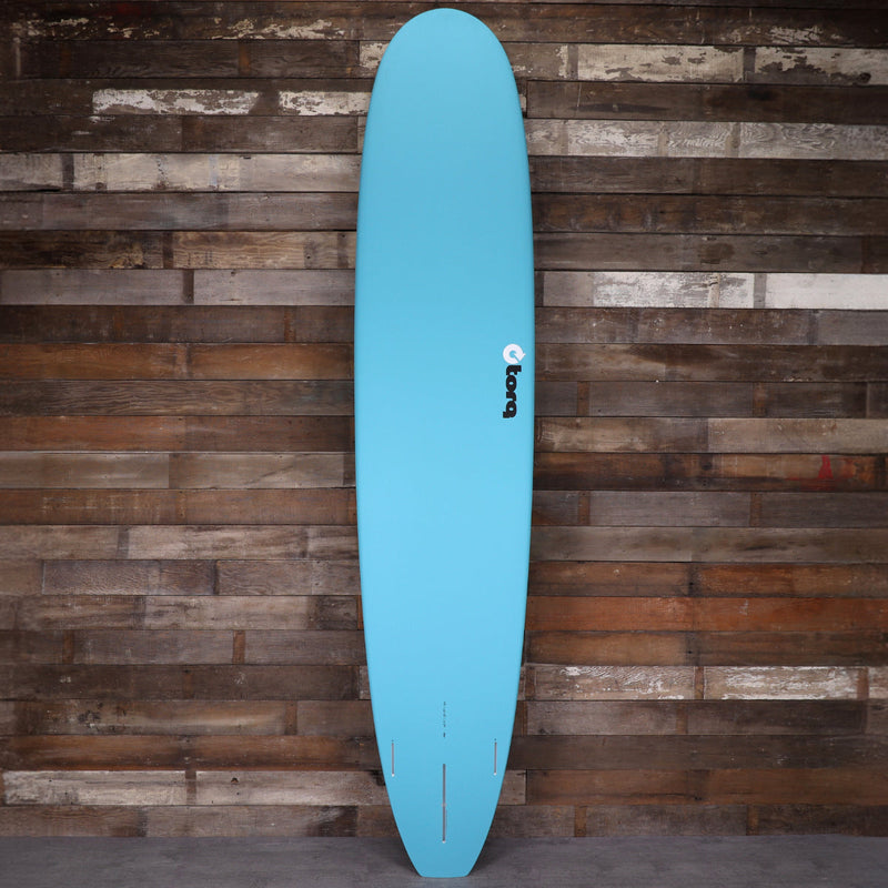 Load image into Gallery viewer, Torq Longboard TET 9'6 × 23 ½ × 3 ¼ Surfboard - Light Teal Blue Pinline 2
