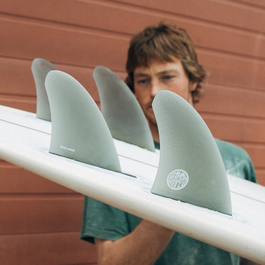 True Ames John Simon Type I Single Tab Quad Fin Set 3