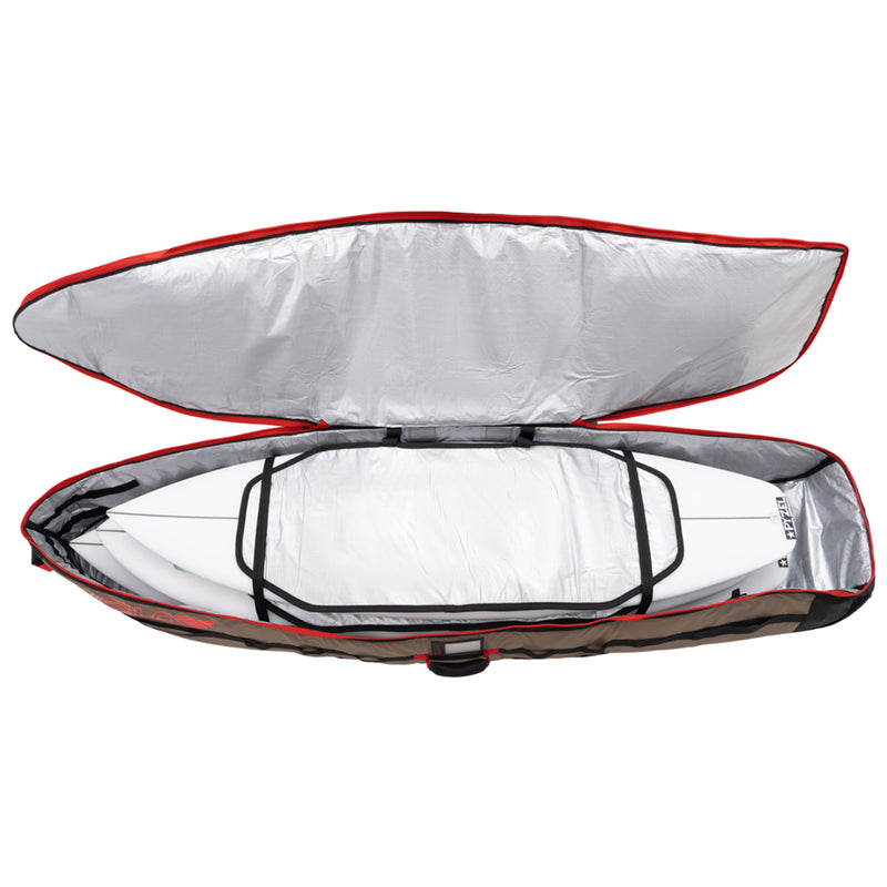 Load image into Gallery viewer, VIEA John John Florence Wheeled 3-4 Board Travel Surfboard Bag 7

