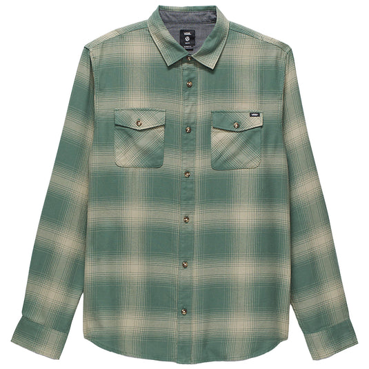 Vans Monterey III Long Sleeve Button-Up Flannel Shirt 6