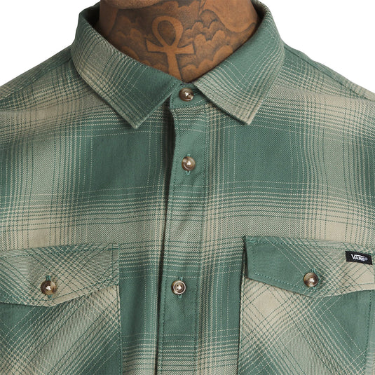 Vans Monterey III Long Sleeve Button-Up Flannel Shirt 10