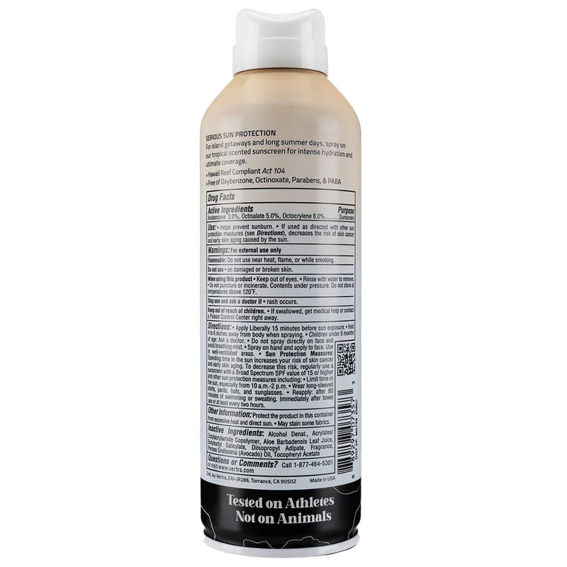 Load image into Gallery viewer, Vertra Sunscreen Body Spray - SPF 50 2
