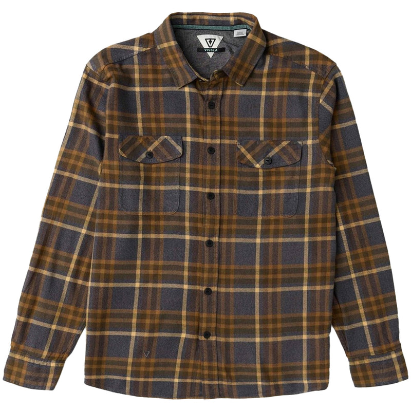 Load image into Gallery viewer, Vissla Coast Lightweight Long Sleeve Button-Up Eco Flannel Shirt 3

