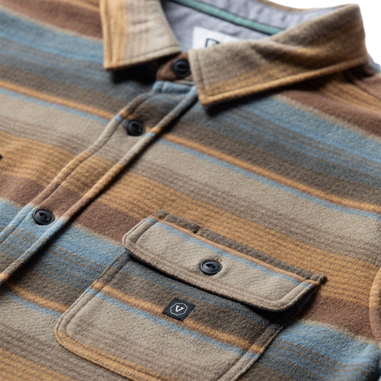 Vissla Eco-Zy Polar Long Sleeve Button-Up Flannel Shirt • 2024 13