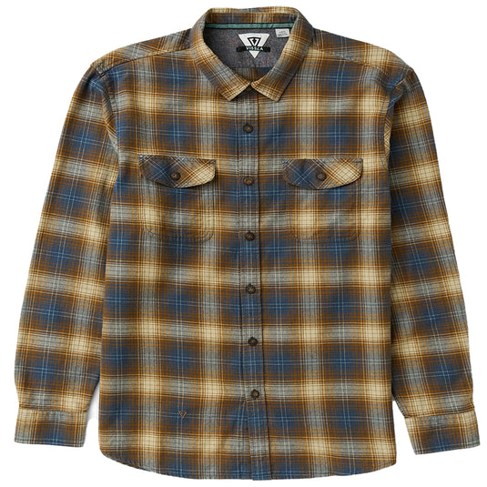 Vissla Central Coast Eco Long Sleeve Button-Up Flannel Shirt • 2025 1