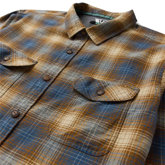 Vissla Central Coast Eco Long Sleeve Button-Up Flannel Shirt • 2025 3