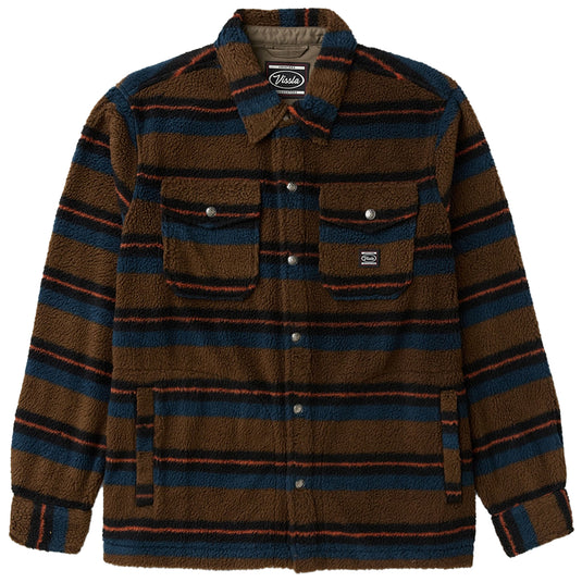 Vissla Peaks Sherpa AO Eco Long Sleeve Button-Up Flannel Shirt 1