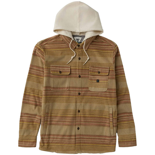 Vissla Eco-Zy Polar Hooded Flannel Shirt Jacket 1