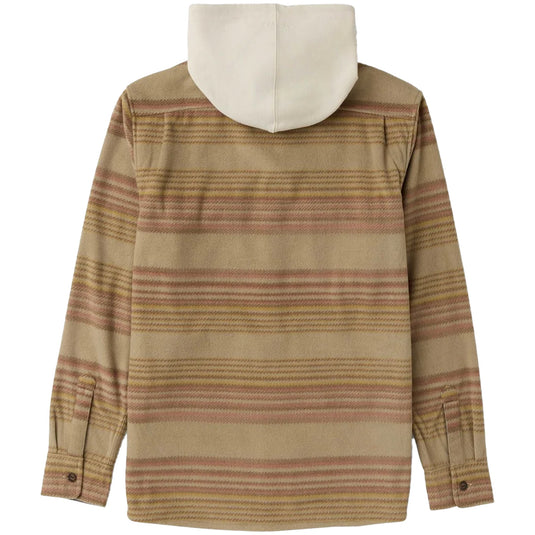 Vissla Eco-Zy Polar Hooded Flannel Shirt Jacket 2