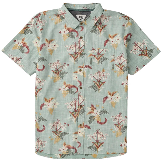 Vissla Sub Tropic Short Sleeve Button-Up Shirt 1