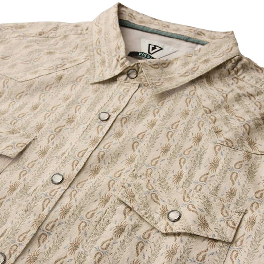 Vissla Out West Short Sleeve Button-Up Shirt 3
