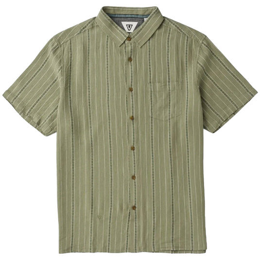 Vissla Linen Pin Short Sleeve Button-Up Shirt 5