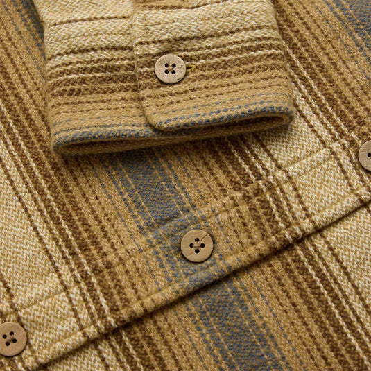 Vissla Descanso Heavy Long Sleeve Button-Up Flannel Shirt 2