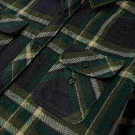 Vissla Eco-Zy Polar Long Sleeve Button-Up Flannel Shirt 2