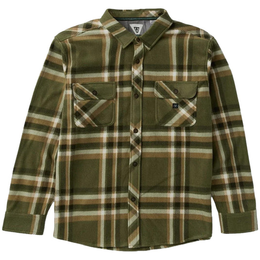 Vissla Eco-Zy Polar Long Sleeve Button-Up Flannel Shirt 1