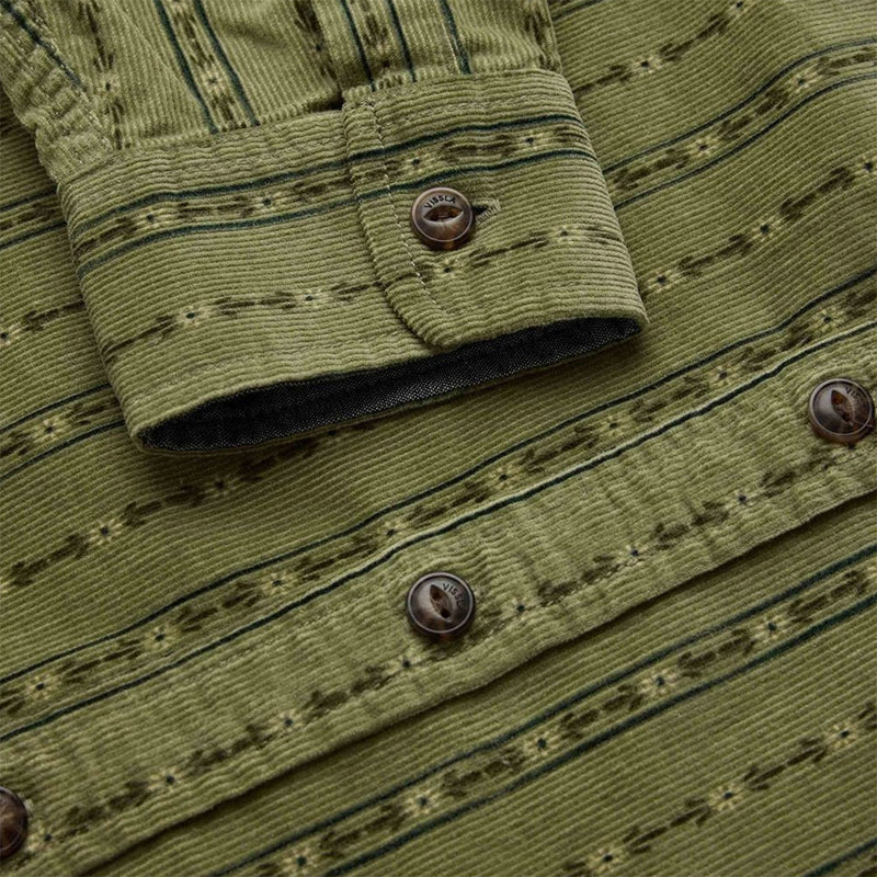 Load image into Gallery viewer, Vissla Rails Printed Long Sleeve Button-Up Eco Cord Shirt 2
