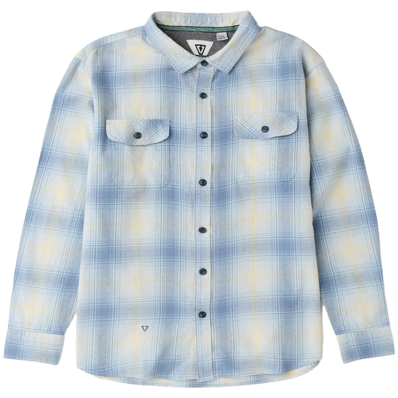Load image into Gallery viewer, Vissla Central Coast Eco Long Sleeve Button-Up Flannel Shirt 1

