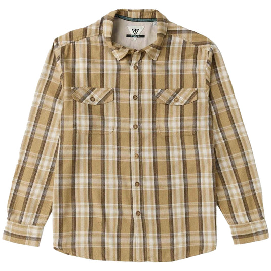 Vissla Coast Lightweight Long Sleeve Button-Up Eco Flannel Shirt 6