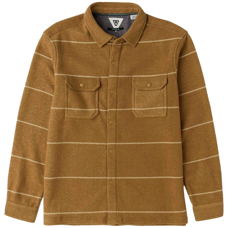 Load image into Gallery viewer, Vissla Looper Long Sleeve Snap-Button Terry Eco Shirt 1
