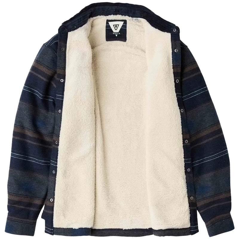 Load image into Gallery viewer, Vissla Wolf Sherpa Snap-Button Shirt Jacket 3
