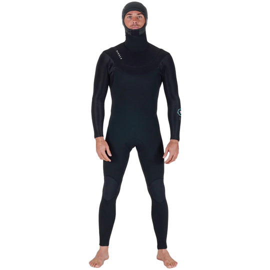 Vissla New Seas 4/3 Hooded U-Zip Wetsuit