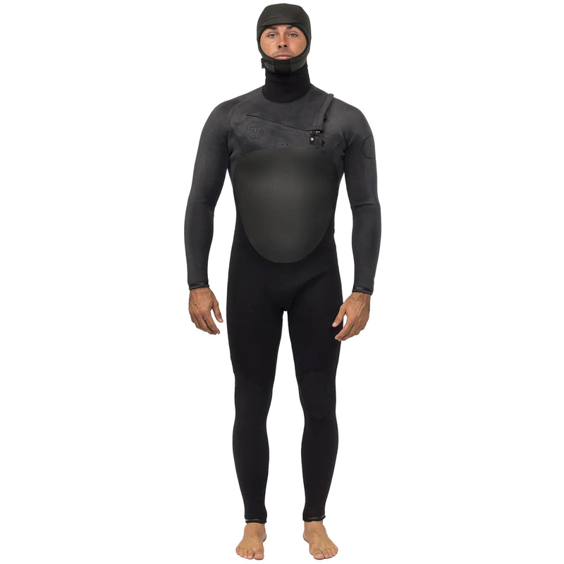 Load image into Gallery viewer, Vissla High Seas II 5/4 Hooded Chest-Zip Wetsuit 4
