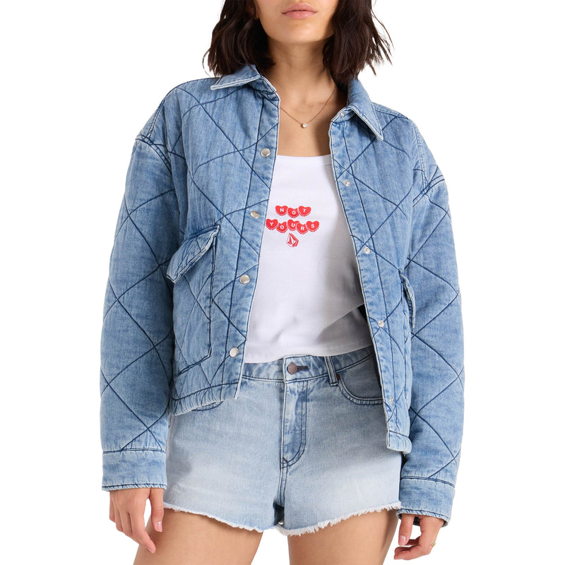 Load image into Gallery viewer, Volcom Women's OC Snap-Button Jacket 1
