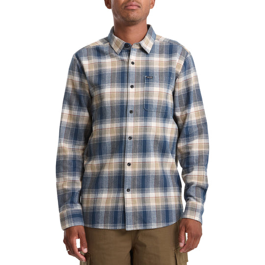Volcom Caden Plaid Long Sleeve Button-Up Flannel Shirt