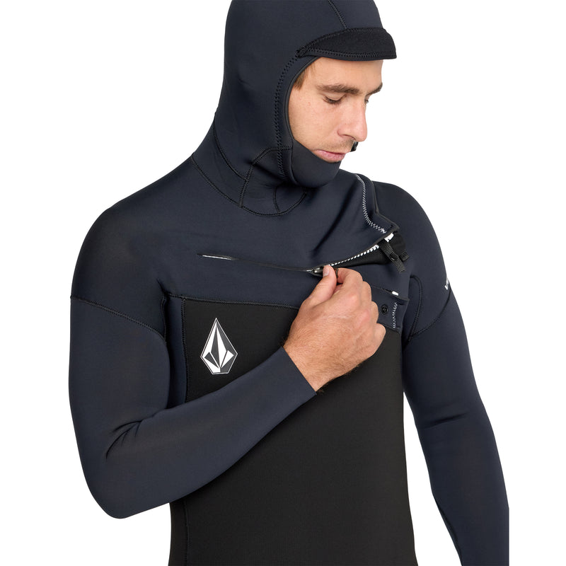 Load image into Gallery viewer, Volcom Modulator 5/4/3 Hooded Chest-Zip Wetsuit 4
