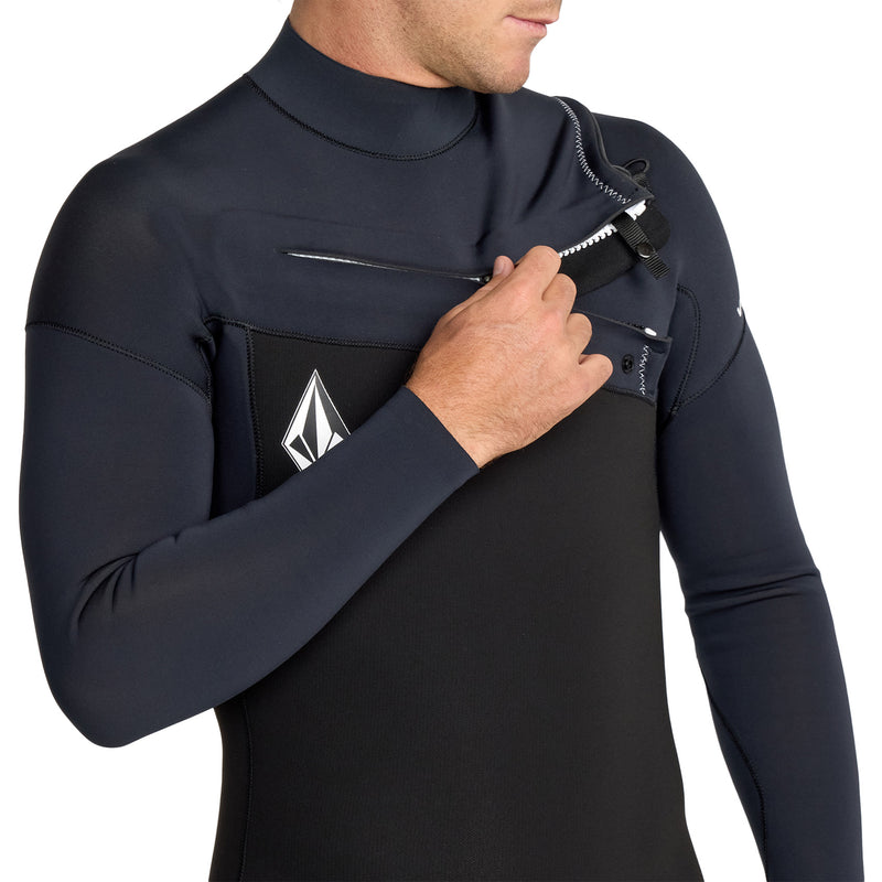 Load image into Gallery viewer, Volcom Modulator 4/3 Chest-Zip Wetsuit 4
