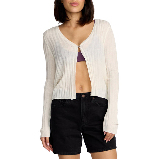Volcom Women's Pulp Stitchin Cardi Sweater 1
