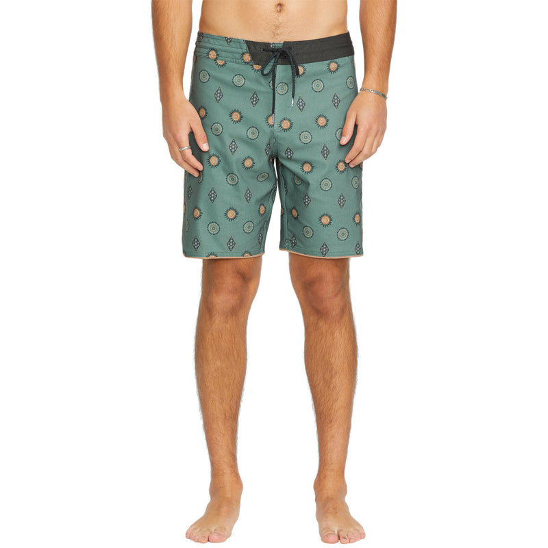 Load image into Gallery viewer, Volcom Mister Fib Scallop Stoney Trunks 19" Boardshorts 3

