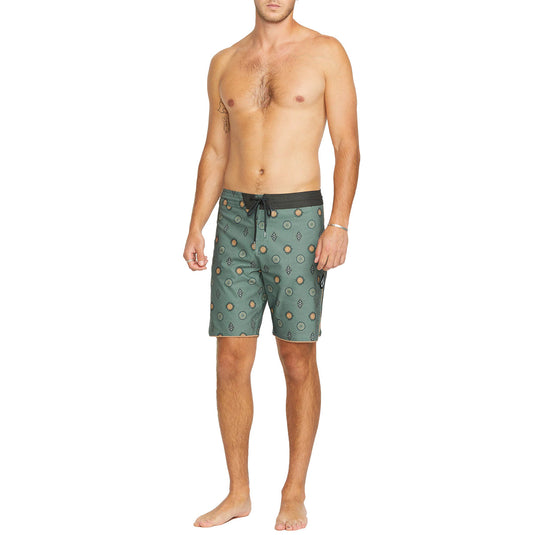 Volcom Mister Fib Scallop Stoney Trunks 19" Boardshorts 6