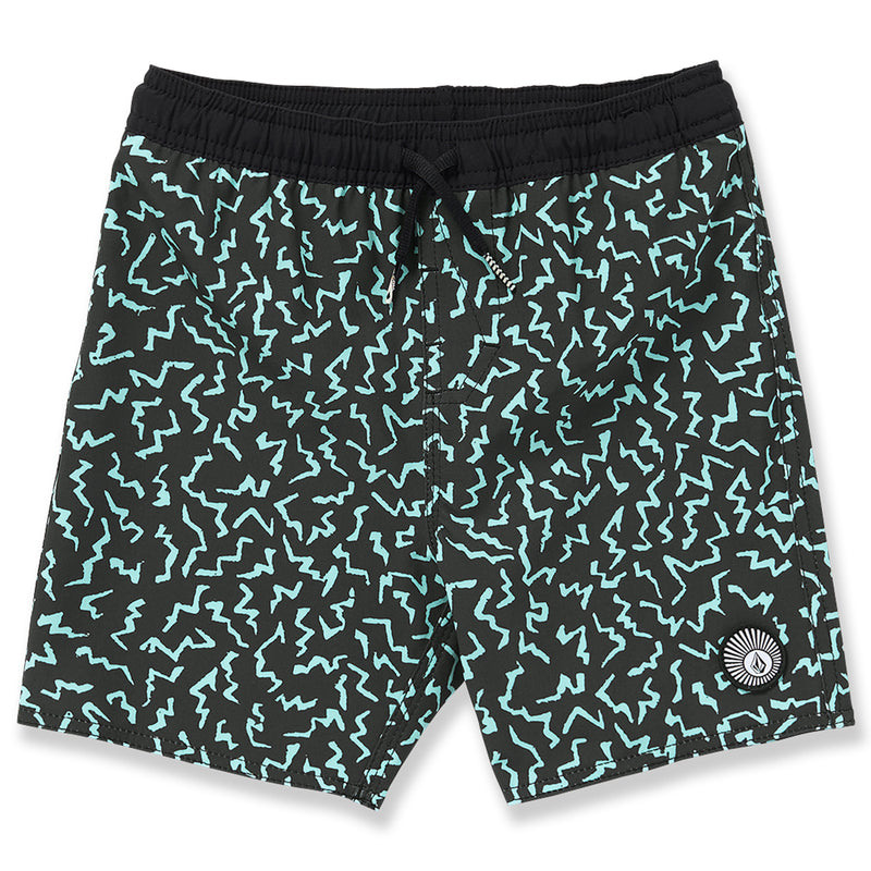 Load image into Gallery viewer, Volcom Youth Little Boys Asphalt Beach 12" Boardshorts 1
