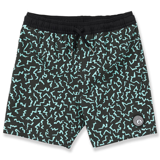 Volcom Youth Little Boys Asphalt Beach 12" Boardshorts 1