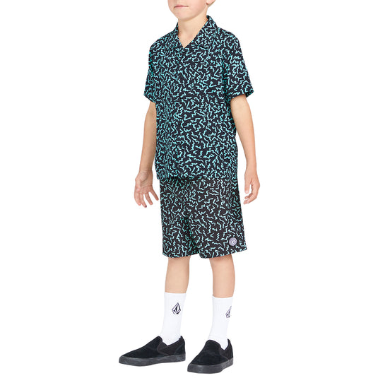Volcom Youth Little Boys Asphalt Beach 12" Boardshorts 3