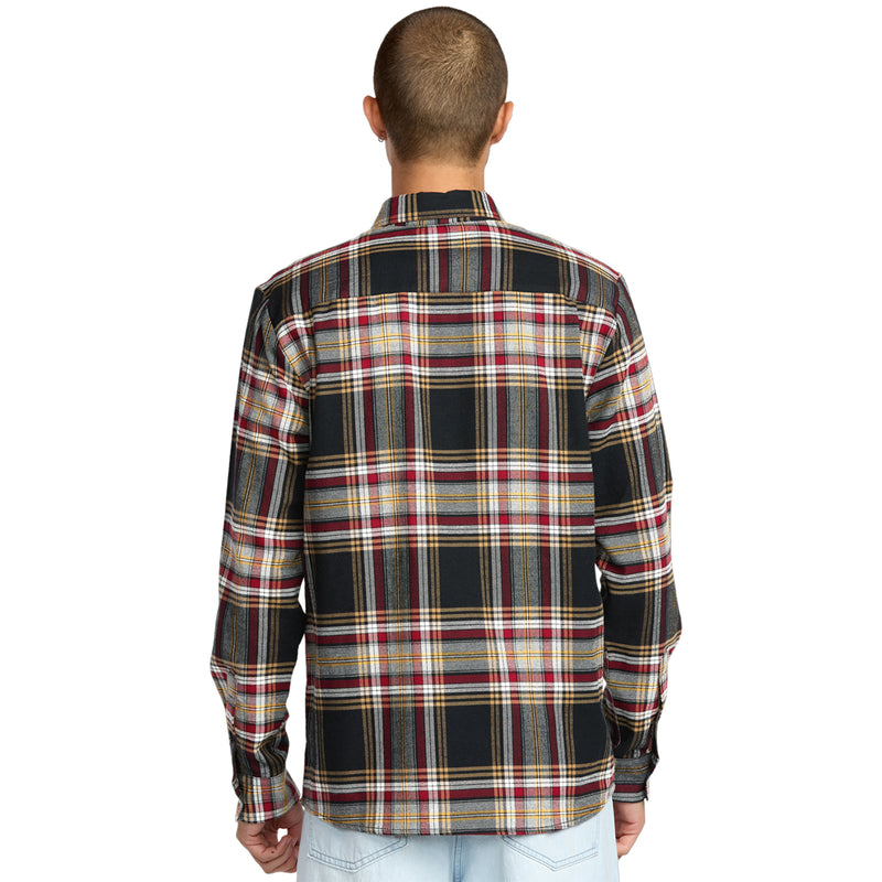 Load image into Gallery viewer, Volcom Netastone Long Sleeve Button-Up Flannel Shirt 2
