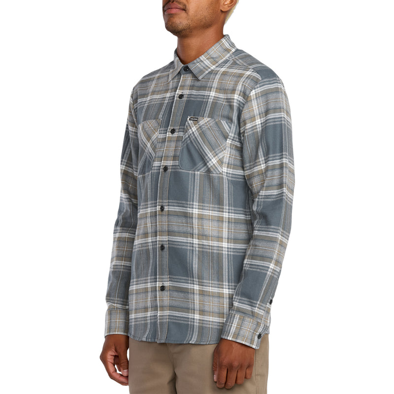 Load image into Gallery viewer, Volcom Netastone Long Sleeve Button-Up Flannel Shirt • 2025 3
