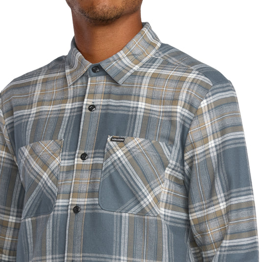 Volcom Netastone Long Sleeve Button-Up Flannel Shirt • 2025 4