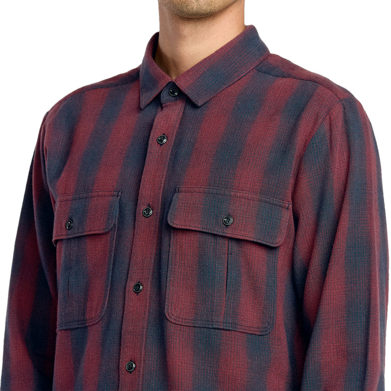 Load image into Gallery viewer, Volcom Shadowstone Long Sleeve Button-Up Flannel Shirt 4
