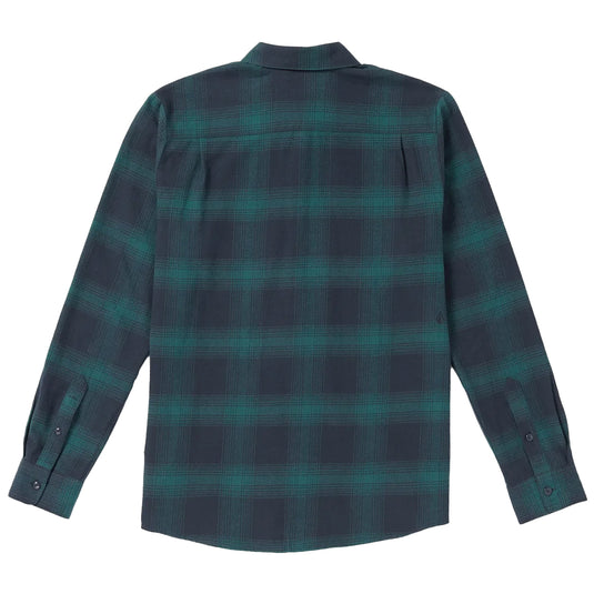 Volcom Netastone Long Sleeve Button-Up Flannel Shirt 2